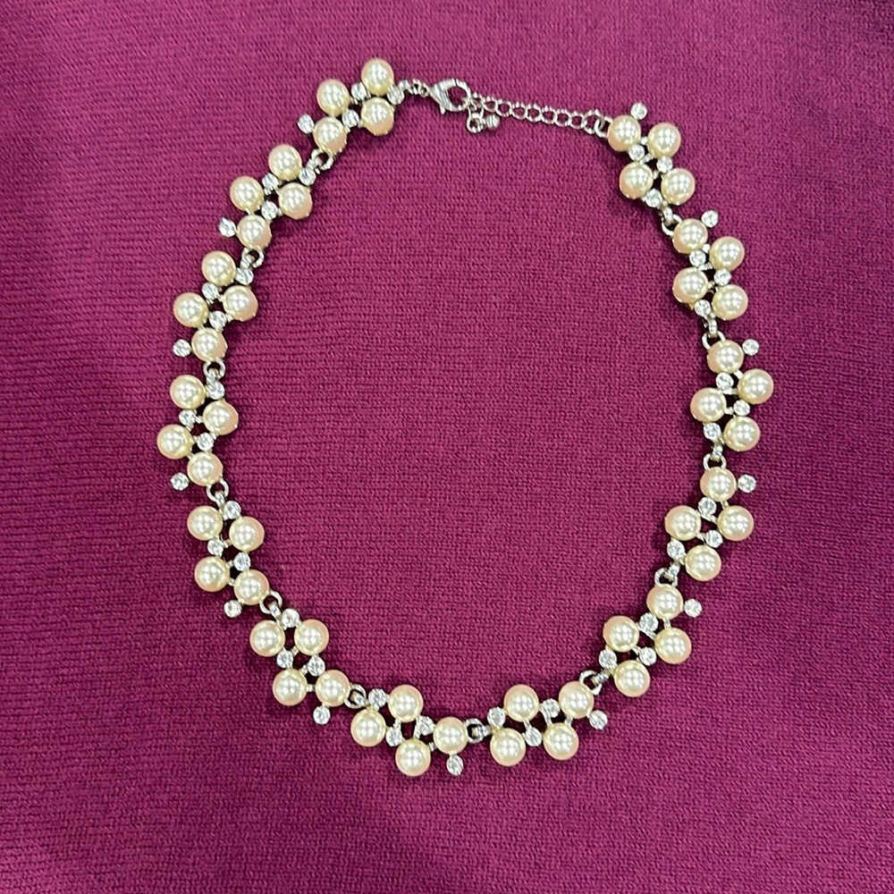 Eves Addiction Pearl & Diamond Necklace